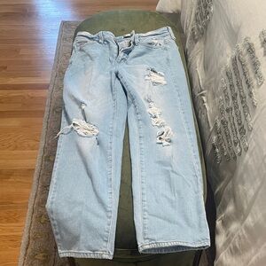 Light Blue Distressed women’s 9/29 Jeans